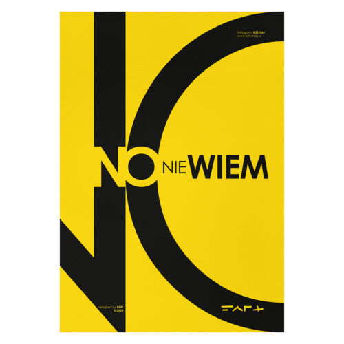 Plakat - no nie wiem