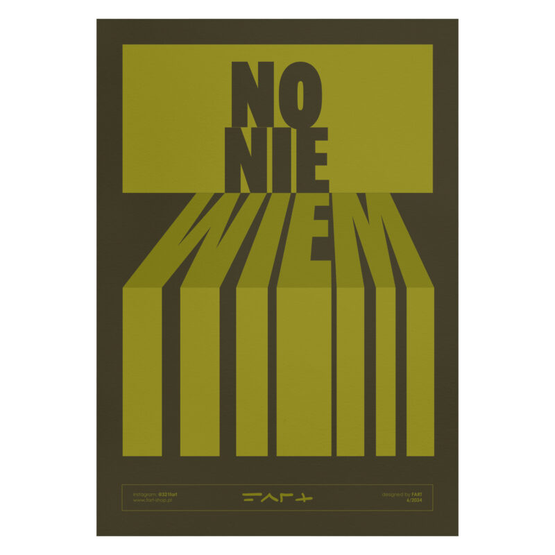 zielony plakat