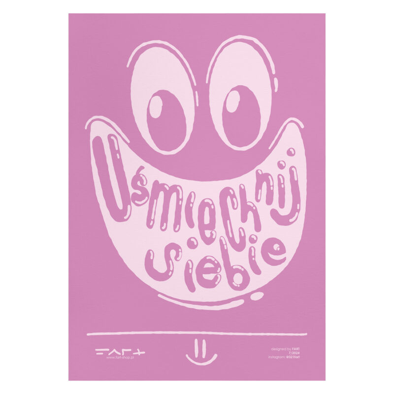 plakat - usmiechnij siebie