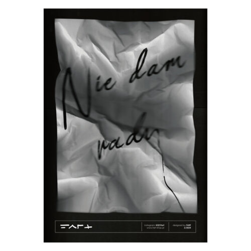 plakat - nie dam rad