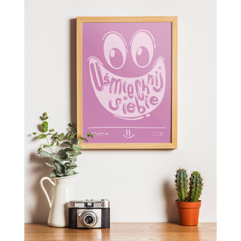 plakat - usmiechnij siebie