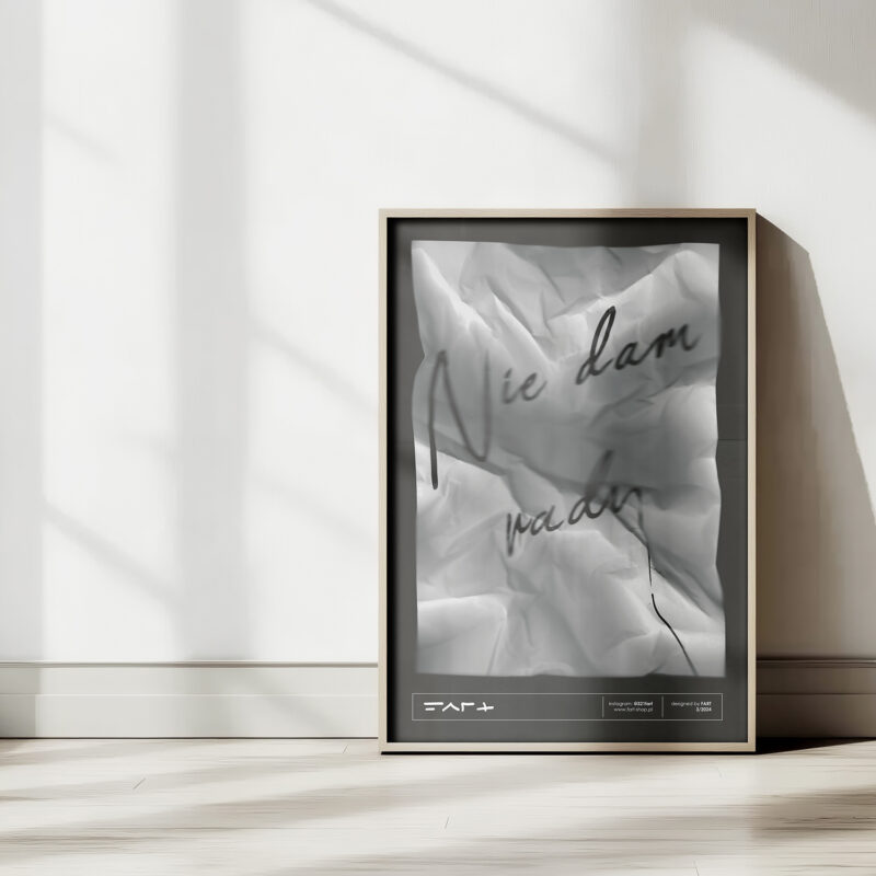 Plakat - nie dam rad