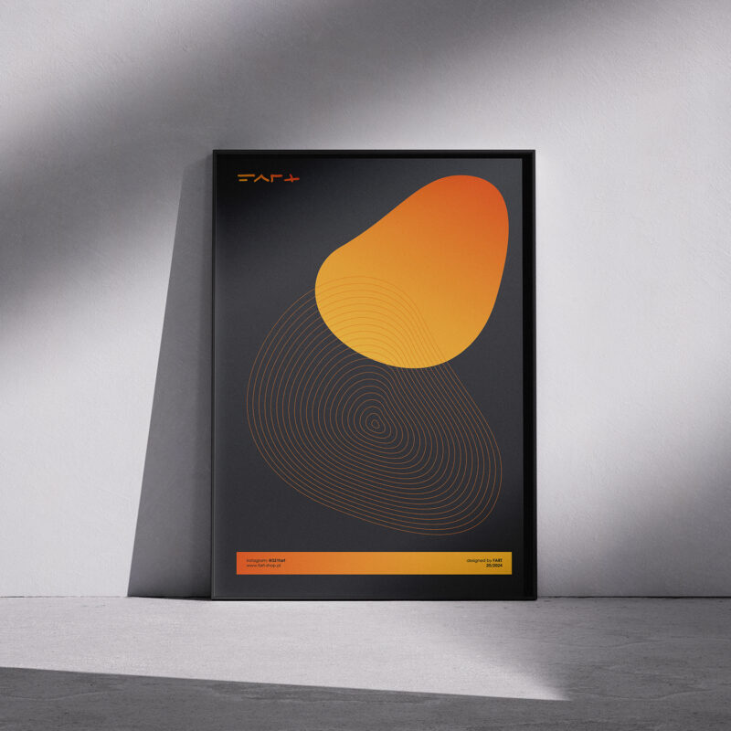 plakat-orange shapes