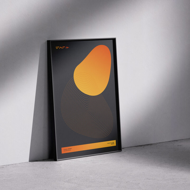 plakat-orange shapes